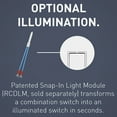 thumbnail image 5 of RCD11LA tm811lacc 2 single pole 1w decora switch 15amp 120/277 volt light alomond qty 1, 5 of 7