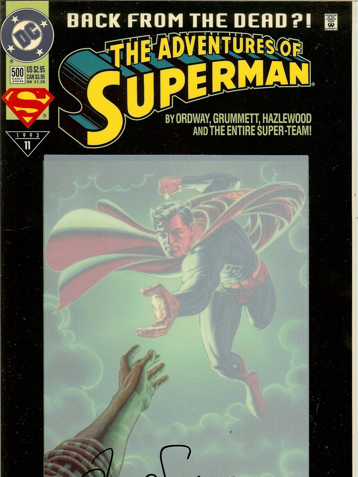 Adventures of Superman #500 Signed Louise Simonson