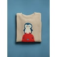 thumbnail image 3 of Image Conscious A Seal And A Penguin Sweatshirt Womens -Jay Fleck Designs, Female Casual Fit, 3 of 4