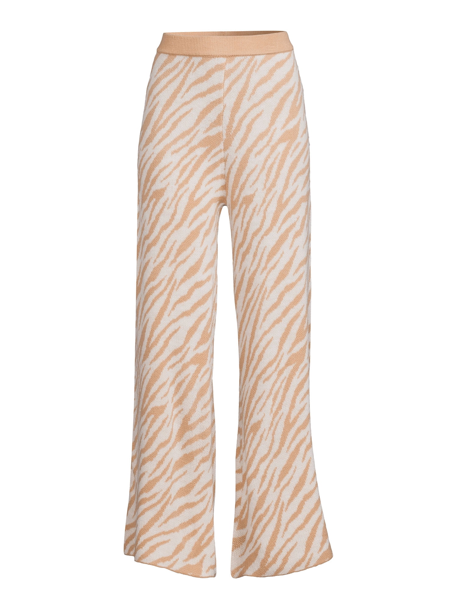 Time and Tru Women's Jacquard Sweater Rib Pants