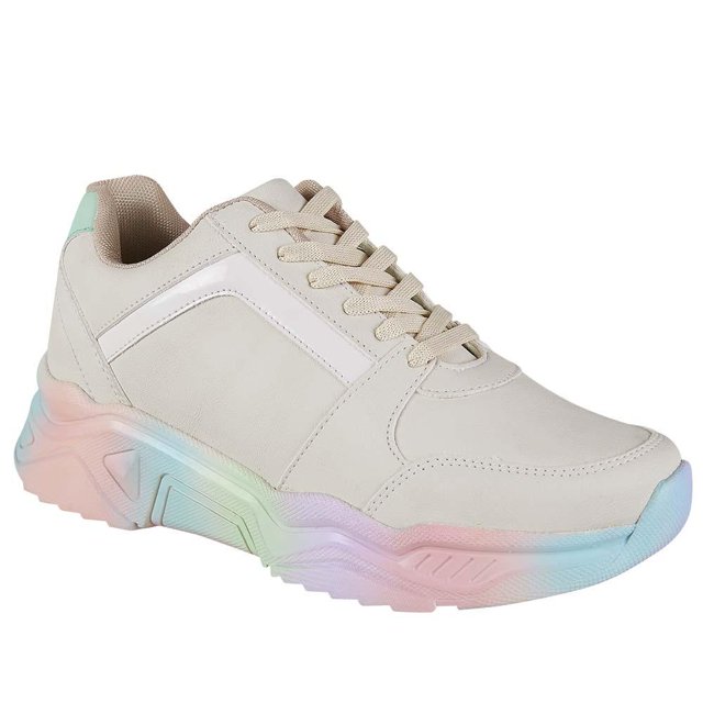 Tenis Para Dama Beige Castalia 661-18 Castalia 661-18