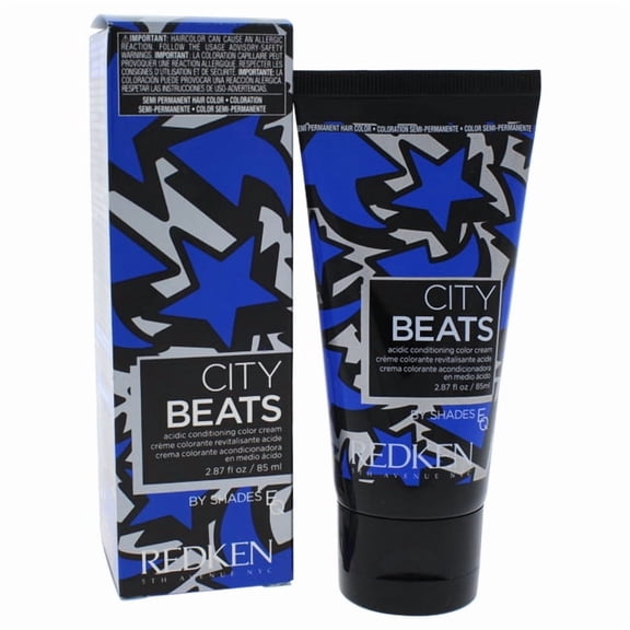 City Beats By Shades EQ - Broadway Blue by Redken for Unisex - 2.87 oz Hair Color