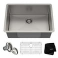 thumbnail image 1 of Kraus USA KHU100-26 Standart Pro 26 Undermount Single Bowl Stainless Steel Kitchen Sink with Noisedefend Soundproofing, 1 of 5