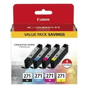 Canon CLI-271 4 pack  Ink, Black/Cyan/Magenta/Yellow 0390C005