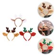 thumbnail image 2 of 3pcs Antlas de renovarias Diaderos de Navidad Hoops para el cabello de la cabeza de cabeza de la cabeza de la cabeza de las mujeres, 2 of 7