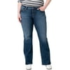 Silver Jeans Co. Women's Plus Size Suki Mid Rise Slim Bootcut Jeans