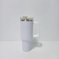 thumbnail image 2 of Adventure Quencher 40 oz Tumbler With Handle And Straw Vacuum Insulated Stainless Steel Tumbler Thermo Cup (White), 2 of 6