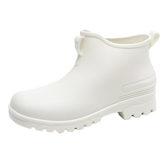 asddcavvf Couple Rain Shoes Outside Wear Versatile Water Shoes Thick Bottom Comfortable Non Slip Kit