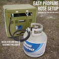thumbnail image 3 of Hike Crew Camping Oven & Stove 2-Burner Portable Propane Cooker with Igniter Thermometer Carry Bag Green, 3 of 7