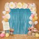 thumbnail image 5 of Fondo de decoración de cortina con flecos metálicos para fiesta de cumpleaños, graduación, Navidad, decoración de eventos, 5 of 6