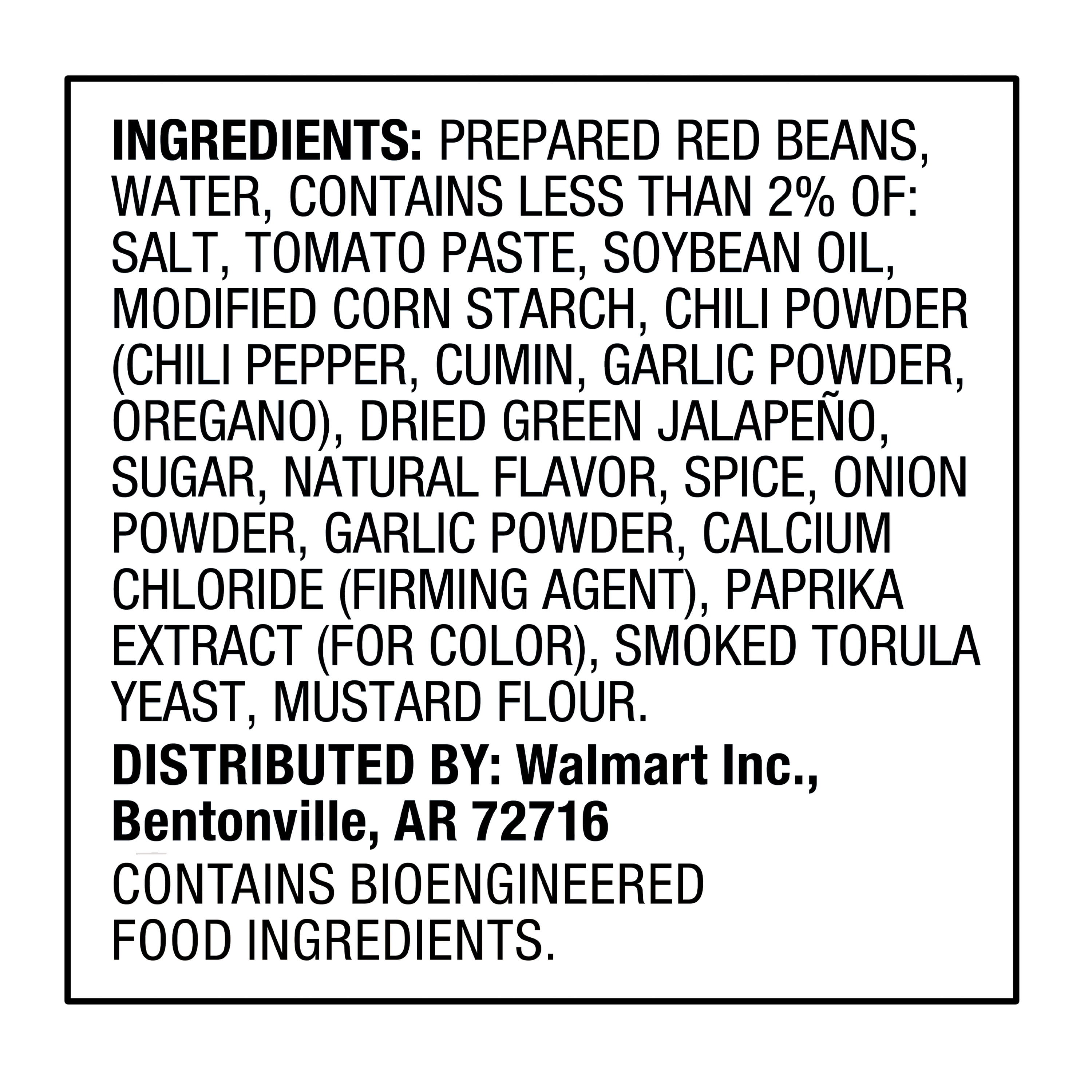(6 pack) Great Value Hot Chili Beans, 15.5 oz