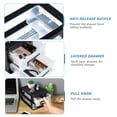 thumbnail image 3 of Storage Organizer Drawer Plastic Drawers Desk  Office Jewelry Small Cabinet Type Closet Cosmetics 3 Layer Box Shelf Mini, 3 of 7