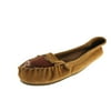 Reef Womens Winter Drift Suede Woven Moccasins