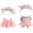 Pink, variant on Elegant Doll Clothing for 17cm Dolls, Premium Doll Outfits for 4-7In Dolls, Optimal for Dolls Dressing Up