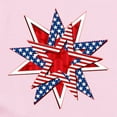 thumbnail image 2 of CafePress - Stars And Stripes Starburst Body Suit - Baby Light Bodysuit, Size Newborn - 24 Months, 2 of 4