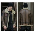 thumbnail image 5 of 2024 Winter Fashion Coat for Man Genuine Sheepskin Shearling Jacket for Male Thick Warm Wool Liner Black Brown Plus Size for Weight Over 100kgs,6XL,Brown, 5 of 10
