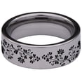 thumbnail image 4 of Flower Tungsten Carbide Ring, 4 of 9