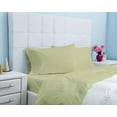 thumbnail image 2 of Ensemble de draps en microfibre de Gouchee Home – Ensemble de literie 3 pièces, microfibre ultra-douce, draps olive claire infroissables et respirants, 2 of 2