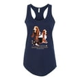 thumbnail image 2 of If It's Not a Bassett Hound Its Just a Dog Gift | Womens Dog Lover Jersey Racerback Tank Top, Navy, Large, 2 of 3