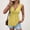 Tank tops for women summer-Yellow, variant on Homenesgenics Camisoles for Women Women's Solid Color Summer Tunic Tops Twisted Front V-Neck Sleeveless Tank Top White L