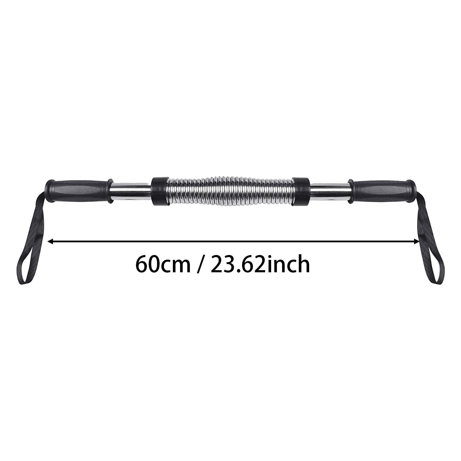 GARENDE Power Bar Chest Expander Fitness Muscle Training Upper Body Exercise 40kg Black 60cm