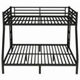 thumbnail image 5 of Space-Saving Black Metal Queen over King Bunk Bed for Teens and Adults, Noise Reduced, No Box Spring Needed, 5 of 9