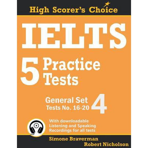 Pre-Owned IELTS 5 Practice Tests, General Set 4: Tests No. 16-20 (Paperback) 0648000052 9780648000051