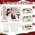 thumbnail image 3 of Cajas para Galletas de Navidad Eaasty 24 piezas con Ventana 21x15x7 cm, 3 of 7