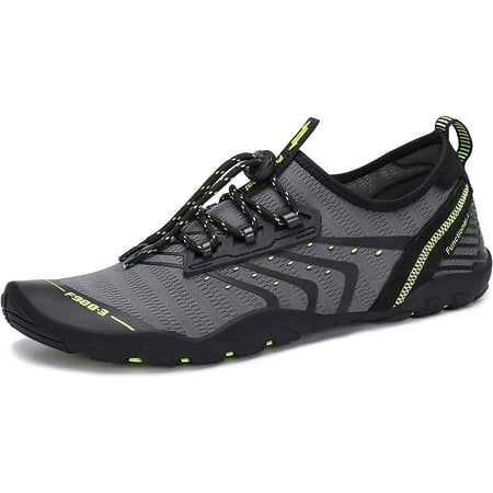 

Mens Womens Water Shoes Quick Dry Barefoot for Swim Diving Surf gray EU 37