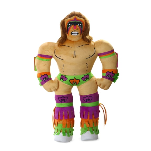 WWE 23" Full Body Plush Ultimate Warrior, Stuffed Action Figure, Children Ages 3