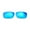 Ice Blue Coated - Polarized, variant on Walleva Fire Red Polarized Replacement Lenses for Maui Jim Bamboo Forest Sunglasses