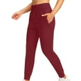 thumbnail image 2 of AherBiu Women Trackpants Drawstring High Waisted Yoga Pants Activewear Joggers Athletic Pants with Pockets, 2 of 7