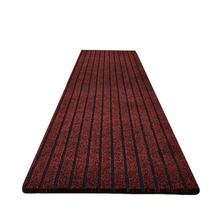 

Pnellth Kitchen Floor Mat Striped Rectangle Solid Color Anti-slip Thick Shaggy Super Water Oil Absorbent Household Bathroom Floor Area Rug Pad