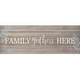 thumbnail image 2 of Allen, Kimberly 32x14 Black Ornate Wood Framed with Double Matting Museum Art Print Titled - Family Gathers, 2 of 4
