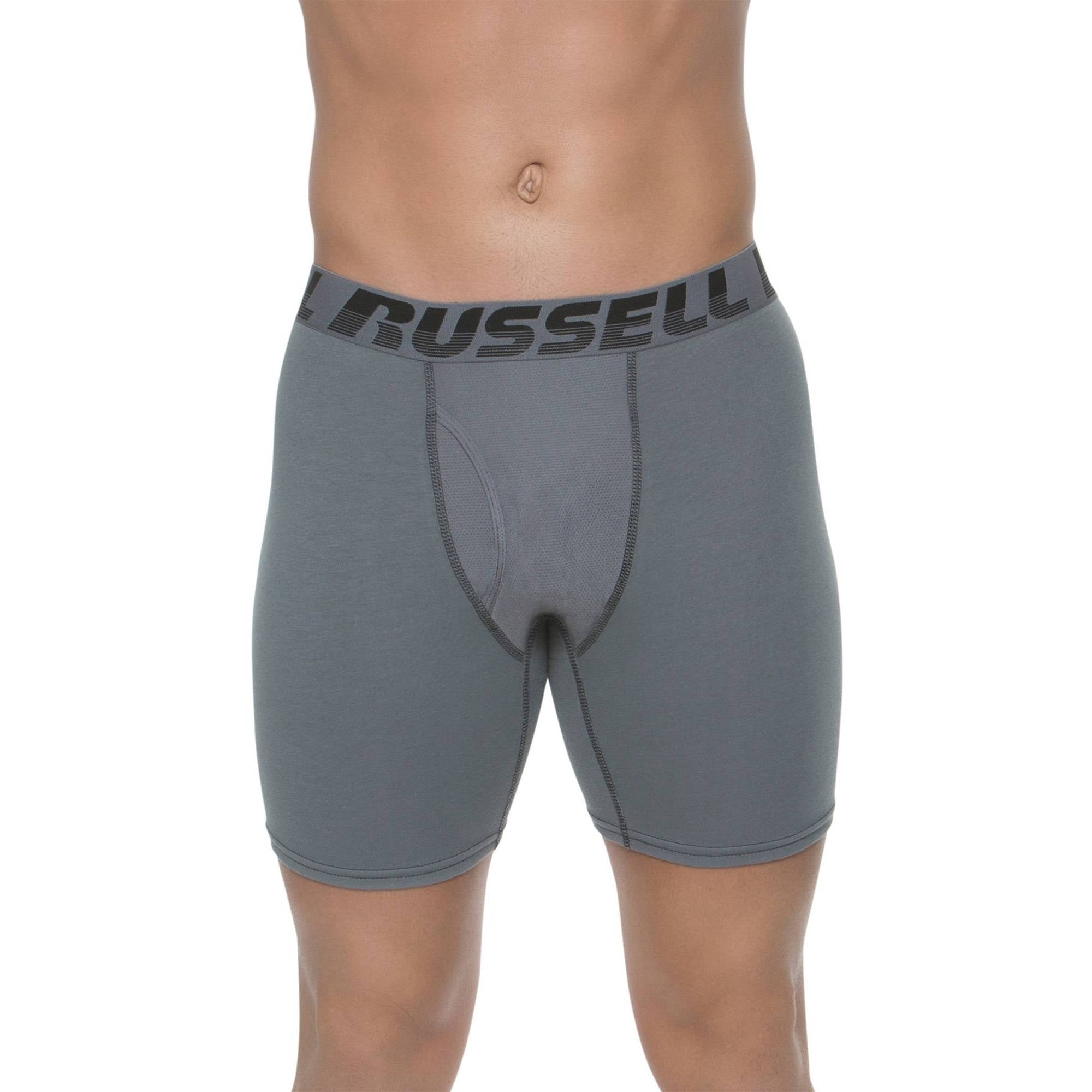Russell Men's Active Performance Boxer Briefs, 2 Pack by Generic