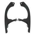thumbnail image 1 of Tail Throat Decorative Frame, Tail Exhaust Pipe Cover 2pcs Abrasion Resistant Stable Professional Rugged Anti Scratch  For Car, 1 of 8