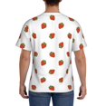 thumbnail image 2 of Naloa Hand Drawn Strawberry Men's T-Shirt Sport T-shirt Men's Basic Tee Casual Men's Shirt, Round Neck, Short Sleeves - XX-Large, 2 of 5