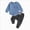 A95-Blue, variant on baby-boys Shirt and Pant Set, Long Sleeve Top & Bottom Outfit Bundle, Organic Cotton 6-12 Months 12-24 Months 2T 3T 4T 5T 6T 7T 8T 9T Children(Blue,3-4 Years)