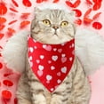thumbnail image 5 of Costeam Valentine’s Day Pet Scarf Tricot Apparel for Cats Dogs Soft Pet Accessories Romantic Holiday Decor, 5 of 6