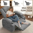 thumbnail image 5 of Lacoo power lift electric Massage recliner chair Oversized Single Sofa with Cup Holder for elderly,Gary, 5 of 7
