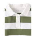 thumbnail image 2 of The Children's Place Boys Long Sleeve Striped Rugby Polo, Sizes XS-XXL, 2 of 3