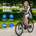 thumbnail image 6 of ZDZA Electric Bike for Adults 26” with a 750W Peak Motor Ebike , Electric Mountain Bike with a 48V Removable Battery, 7-Speed Electric Bicycle, Class 2, UL 2849, 6 of 8