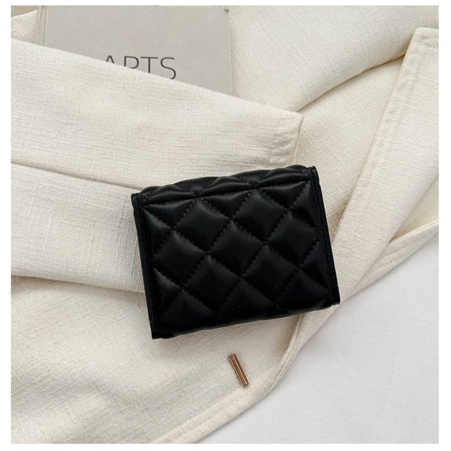Nuevo tarjetero 2025, monedero informal de tendencia con bordado de diamantes, personalidad sencilla, bonita cartera de gran capacidad para mujer