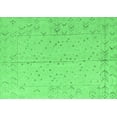 thumbnail image 1 of Ahgly Company Indoor Rectangle Abstract Emerald Green Modern Area Rugs, 7' x 10', 1 of 4
