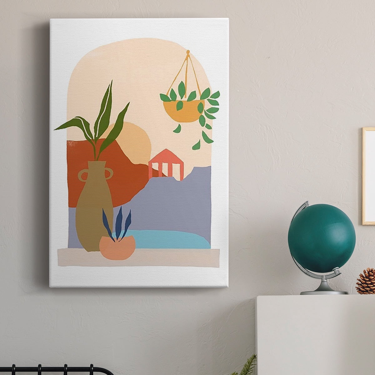 Paper Scene II Premium Gallery Wrapped Canvas - Ready to Hang