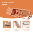 thumbnail image 5 of Outdoor Small Turtle Cage, Humid Land Turtle Enclosure, Reptile House for Small Terrestrial Turtles, Orange, 5 of 7