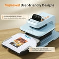 thumbnail image 5 of HTVRONT 15"x15" Automatic heat press Machine 2 , Professional Heat Press for Transfer Vinyl & Sublimation Project(Blue), 5 of 11