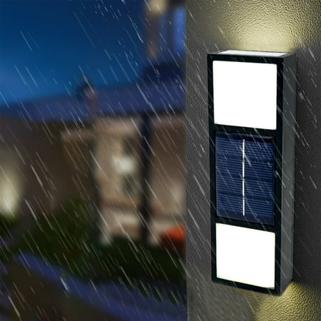 

Solar Wall Light UP And Down Illuminate Outdoor Sunlight Lamp IP65 Waterproof Modern Decor For Home Garden Porch Black With 6 LED Lamp Beads//Air Purifiers