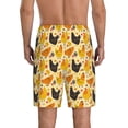 thumbnail image 4 of Lsque Funny Chicken Mens Sleep Pajama Shorts,Short Pajama Pants, Cotton Ultra-Soft Knit-Medium, 4 of 9