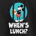thumbnail image 3 of Disney - Mickey & Friends - Hungry Mickey - When's Lunch - Juniors Cropped Pullover Hoodie, 3 of 5